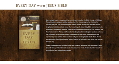 Desktop Screenshot of everydaywithjesusbible.com