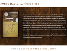 Tablet Screenshot of everydaywithjesusbible.com